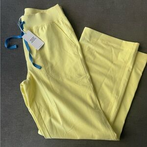 Figs Isabel Wide Leg Butter Yellow